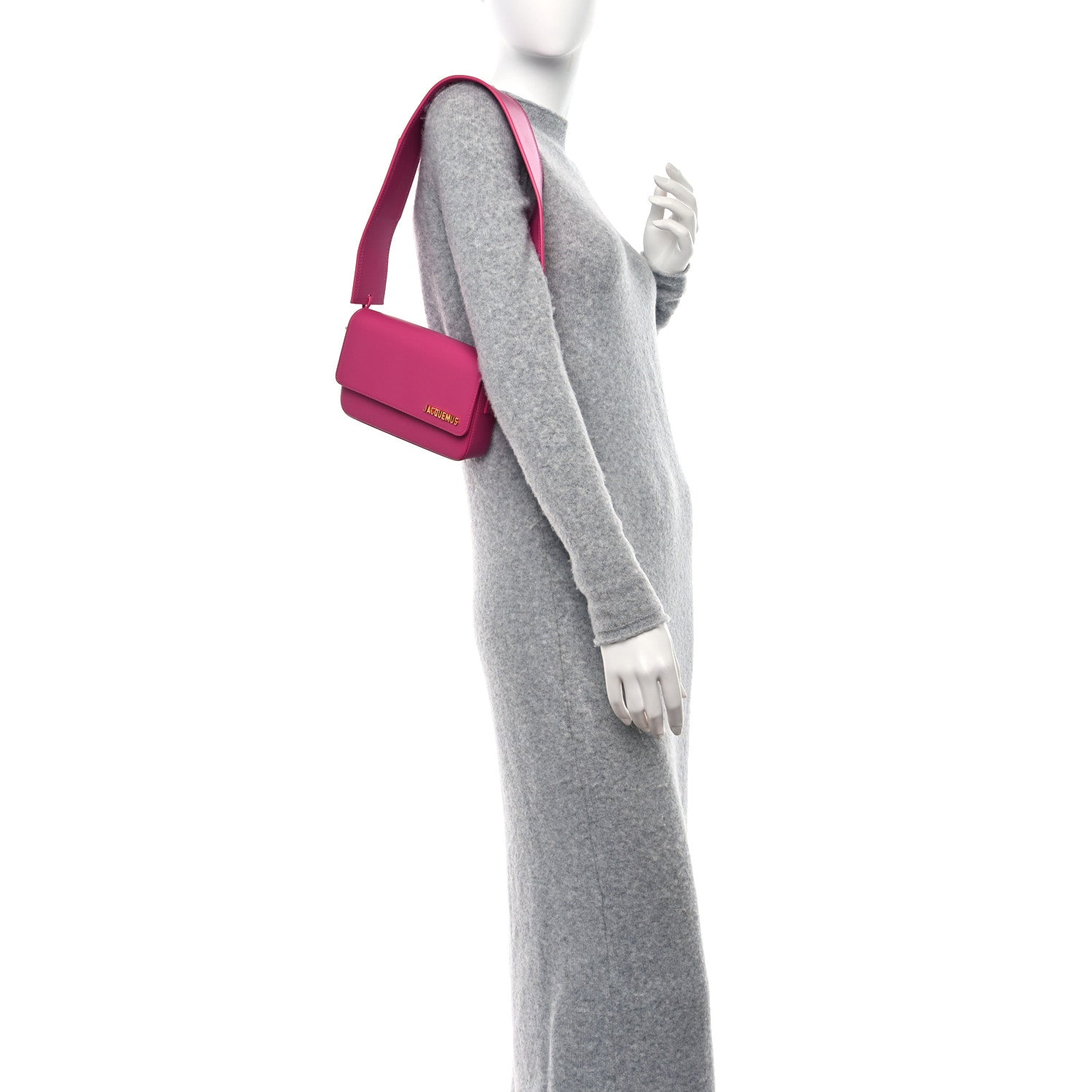 Jacquemus Smooth Calfskin Le Carinu Pink 2 of 8