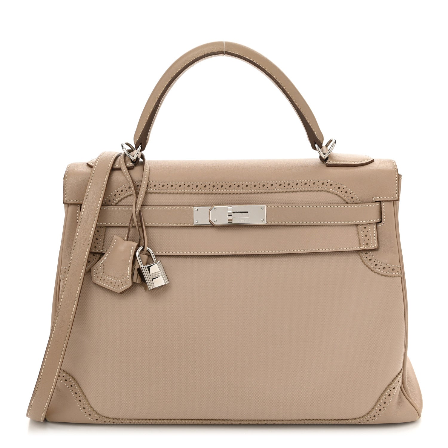Hermes Swift Grain d'H Ghillies Kelly 32 Argile 1 of 10