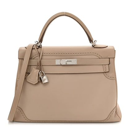 Hermes Swift Grain d'H Ghillies Kelly 32 Argile 1 of 10