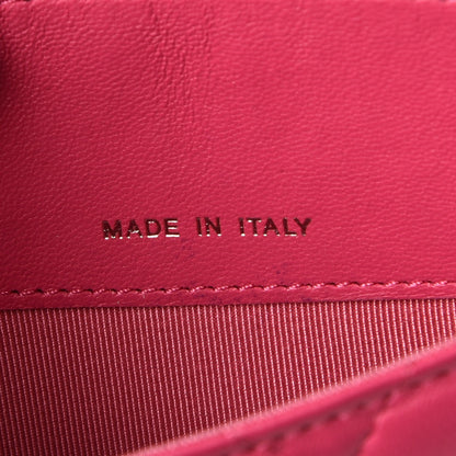 Chanel Lambskin Quilted Small Flap Wallet Fuchsia 7 of 15