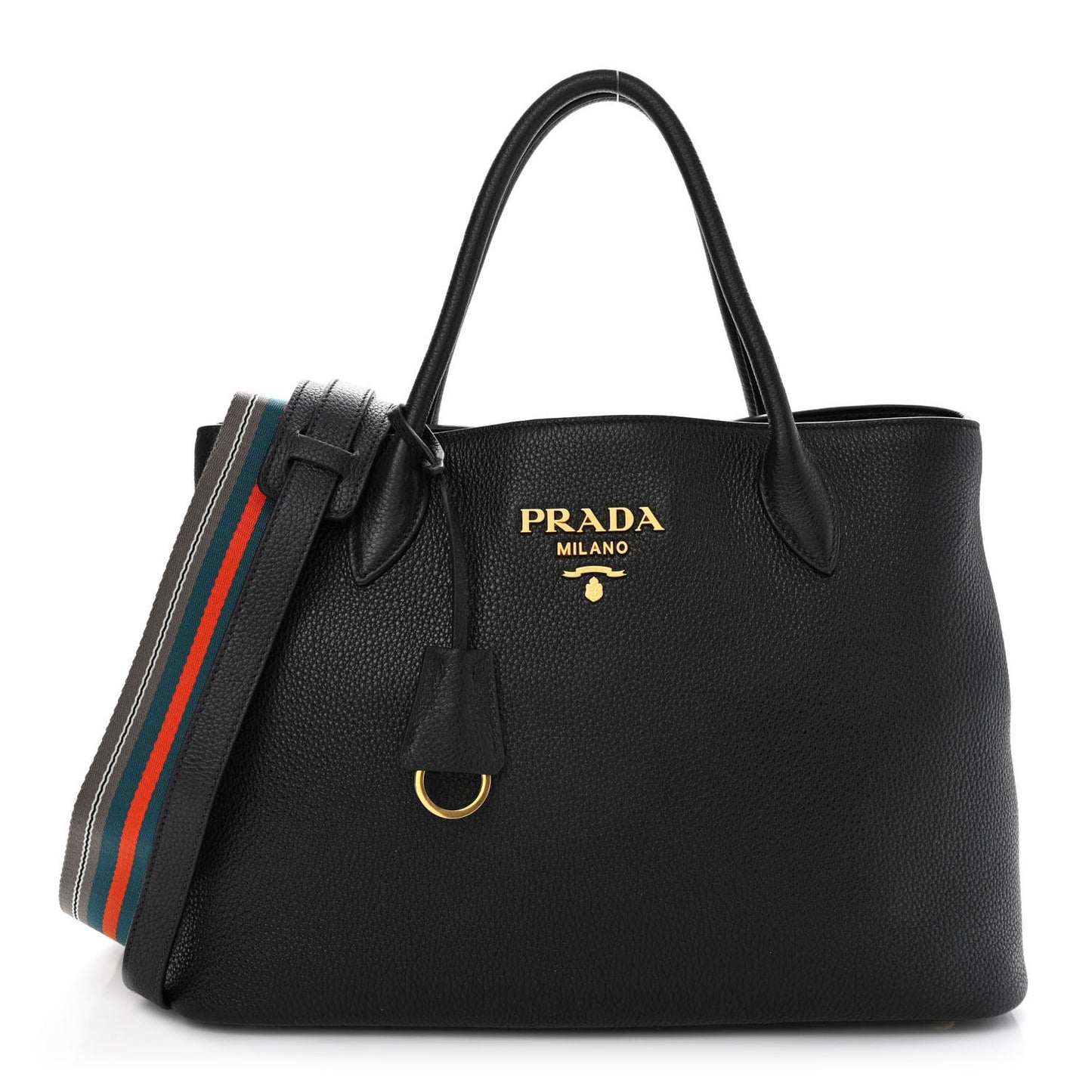 Vitello Daino Tote Black