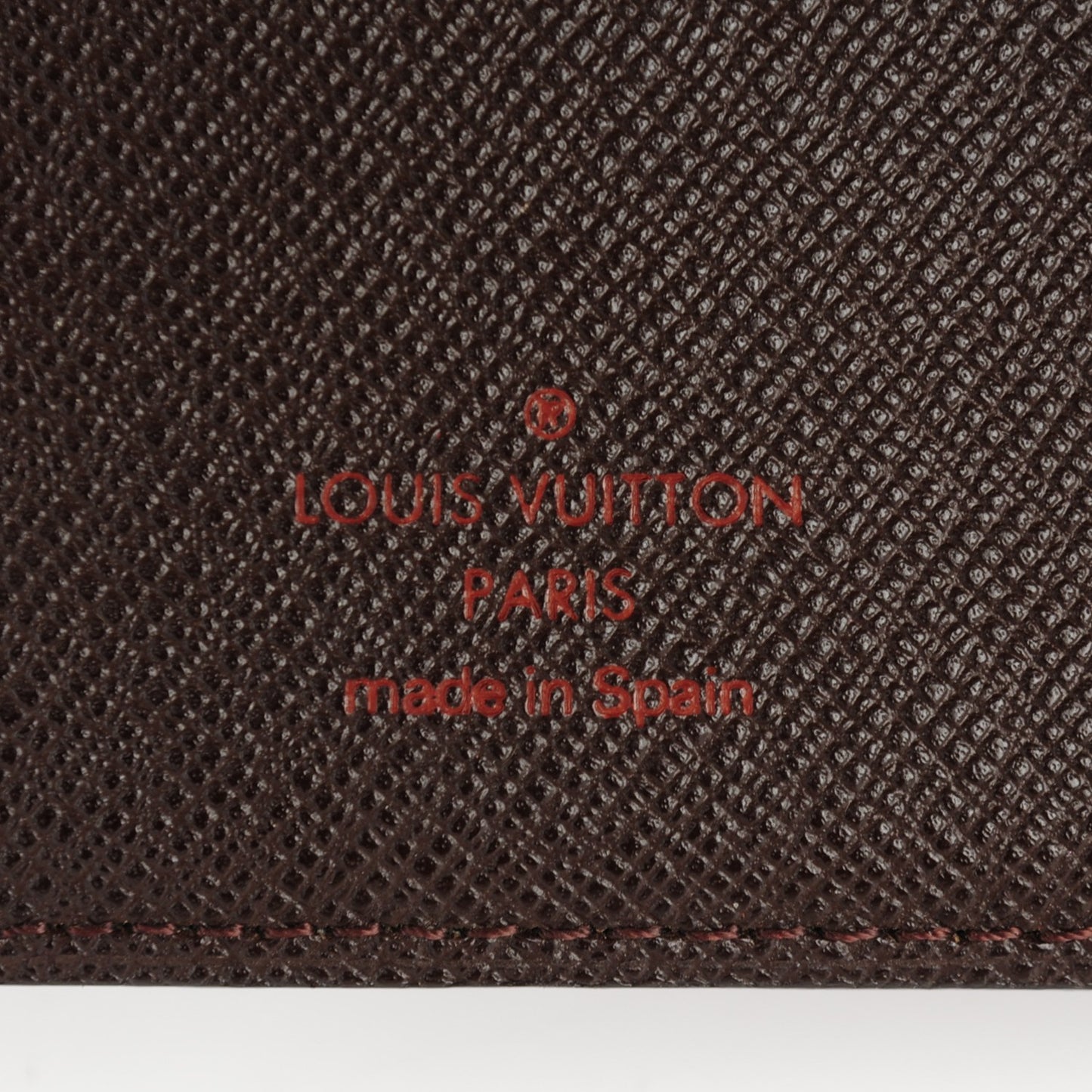 Damier Ebene Small Ring Agenda Cover