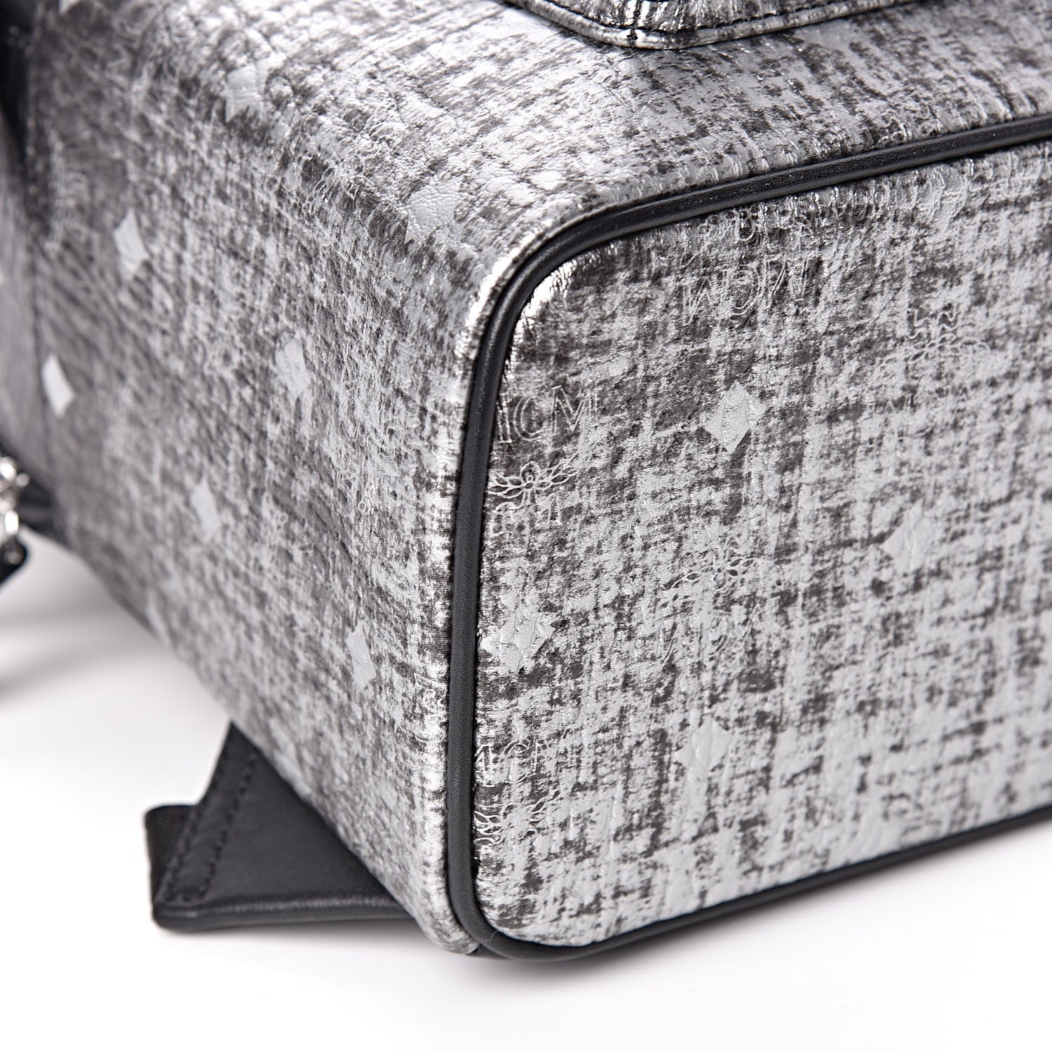 MCM Gradation Visetos Large Stark Backpack Silver 5 of 11
