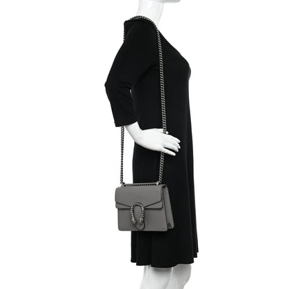 Gucci Calfskin Mini Dionysus Shoulder Bag Dusty Grey 2 of 11