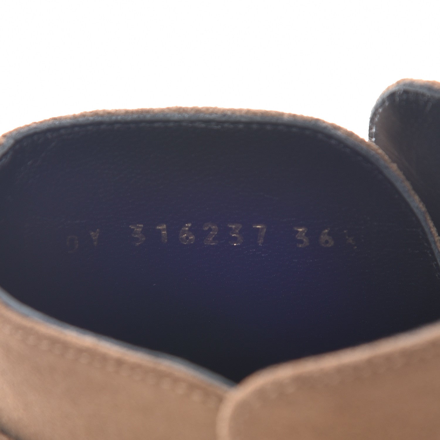 Saint Laurent Suede Blake Ankle Boots 36.5 New Sigaro 7 of 9