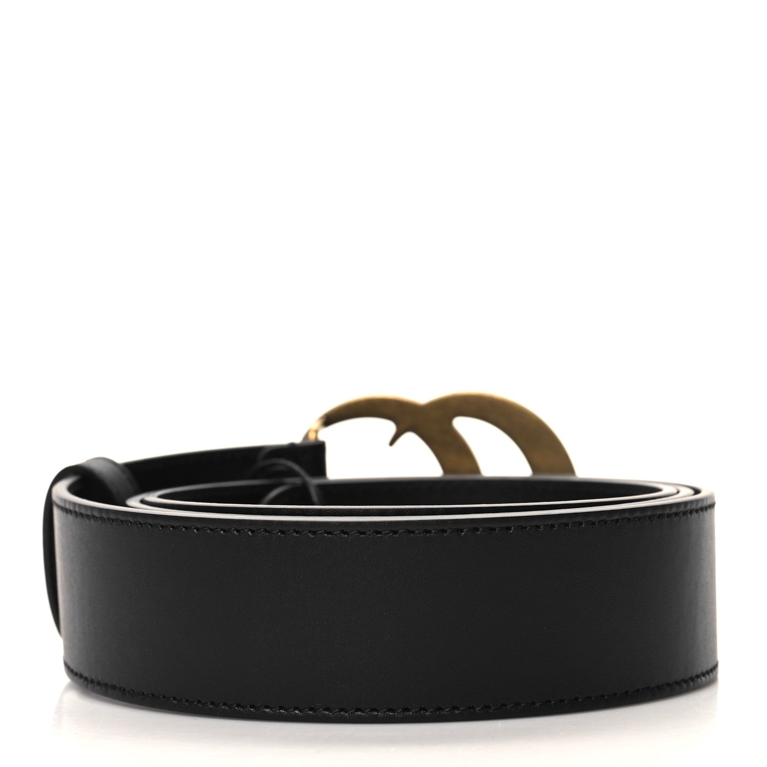 Gucci Textured Calfskin Double G 40mm Belt 105 42 Black 2 of 6
