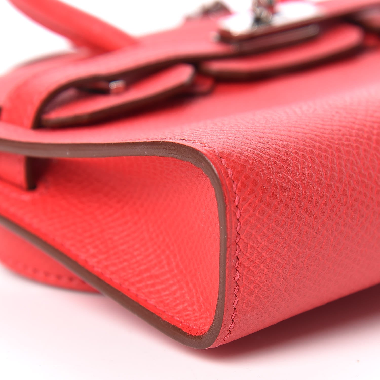 Hermes Epsom Micro Birkin 15 Bougainvillea 6 of 11