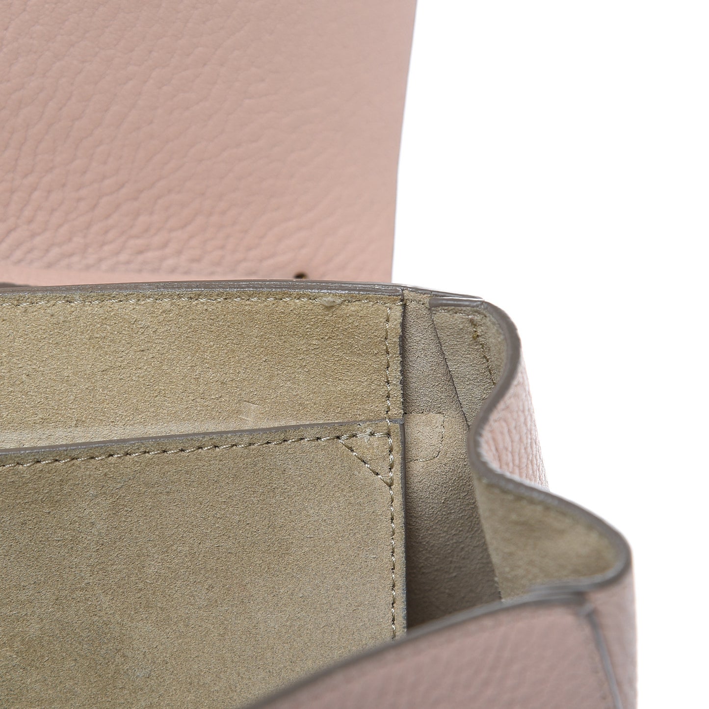 Grained Lambskin Drew Shoulder Bag Cement Pink