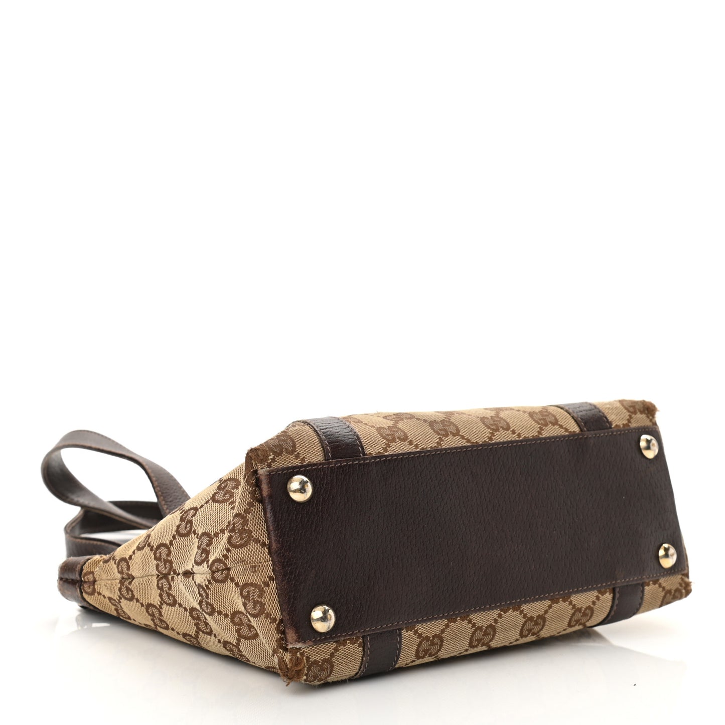 Monogram Small Abbey Tote Dark Brown