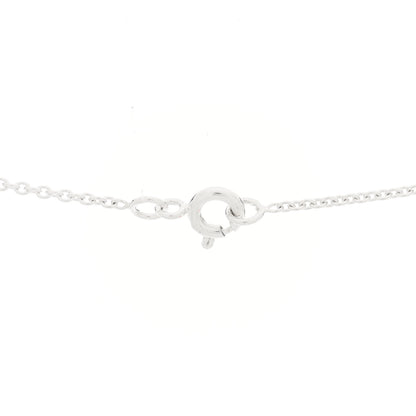 Hermes 18K White Gold Diamond Finesse Pendant Necklace 4 of 6