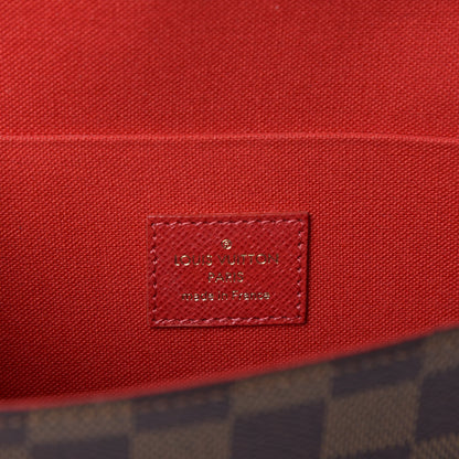 Louis Vuitton Damier Ebene Pochette Felicie Chain Wallet 9 of 12