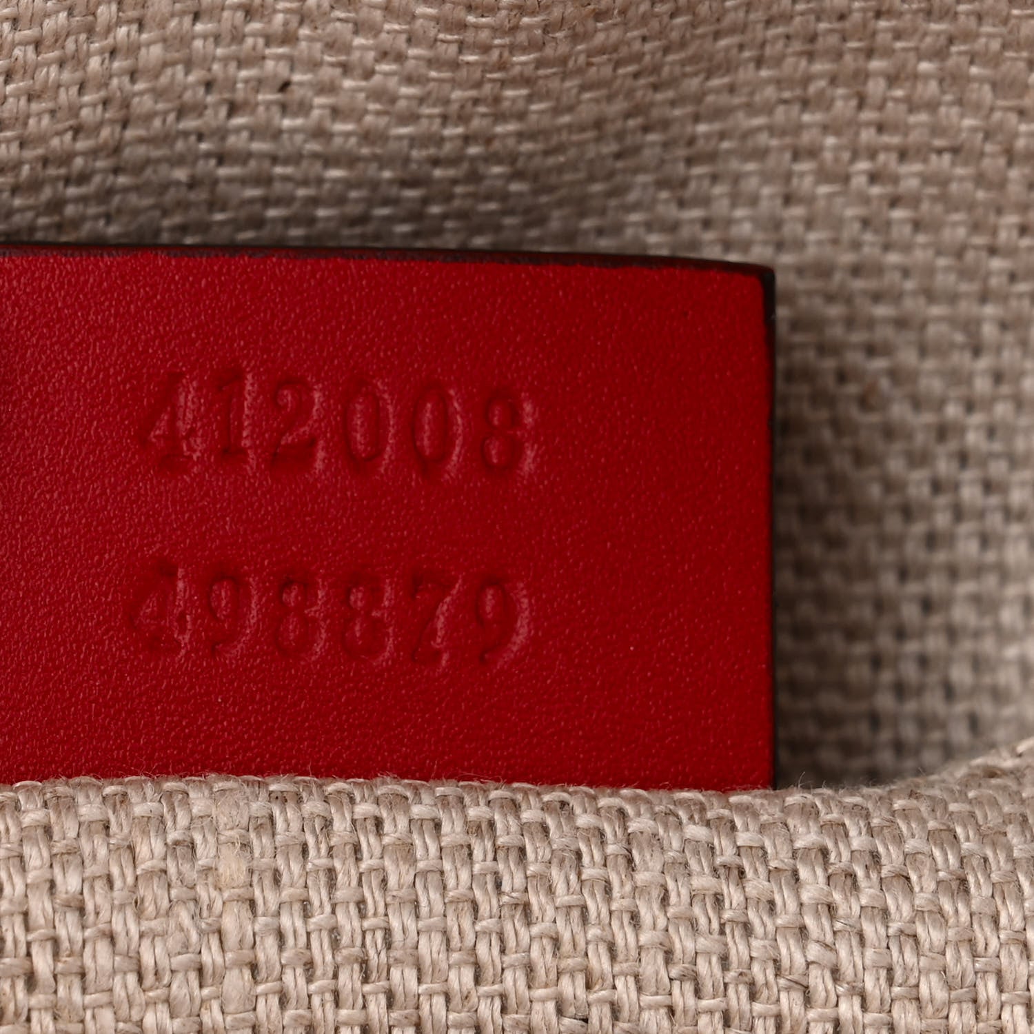 Gucci Calfskin Web Small Webby Bee Shoulder Bag Red 7 of 11