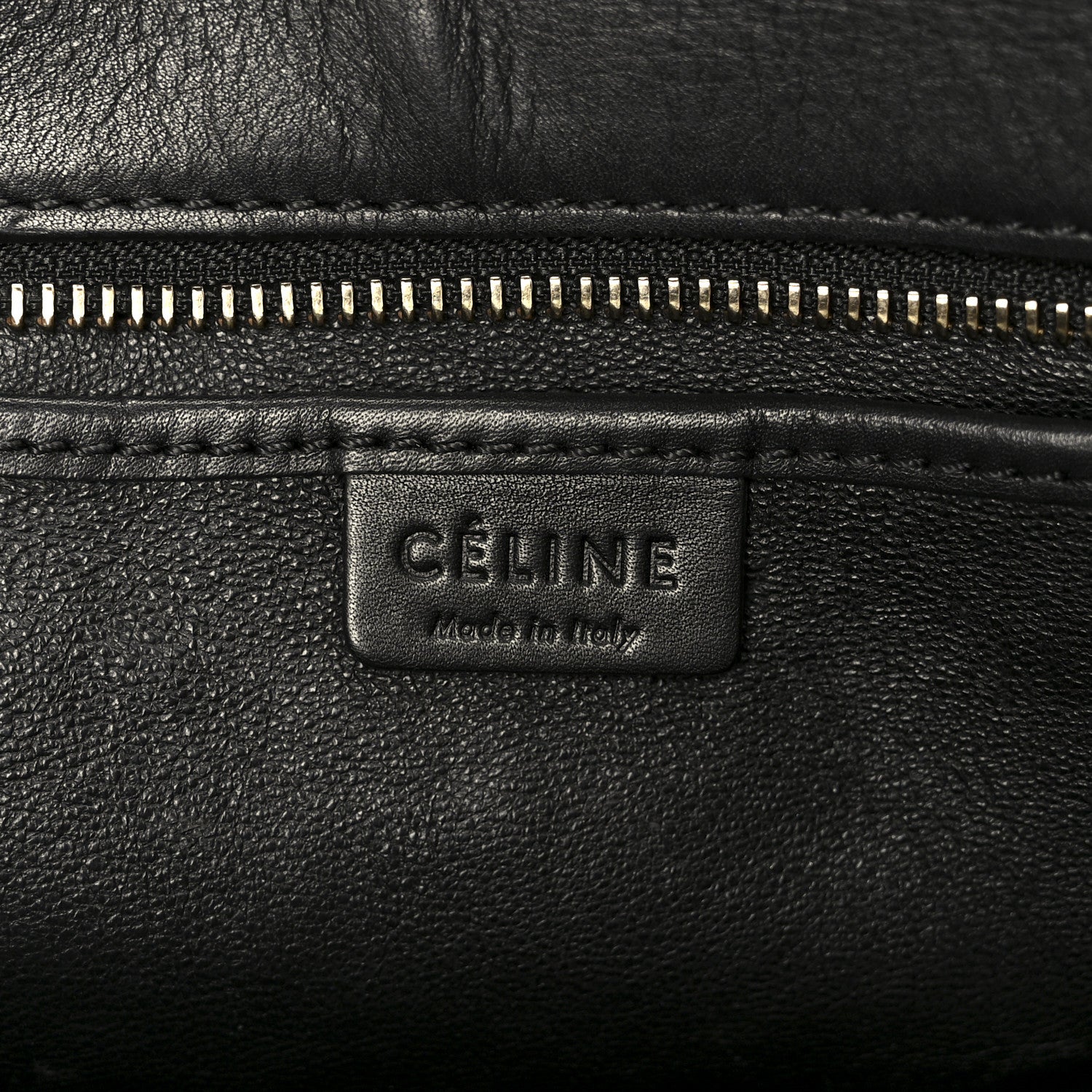 Celine Smooth Calfskin Nano Luggage Black 6 of 9