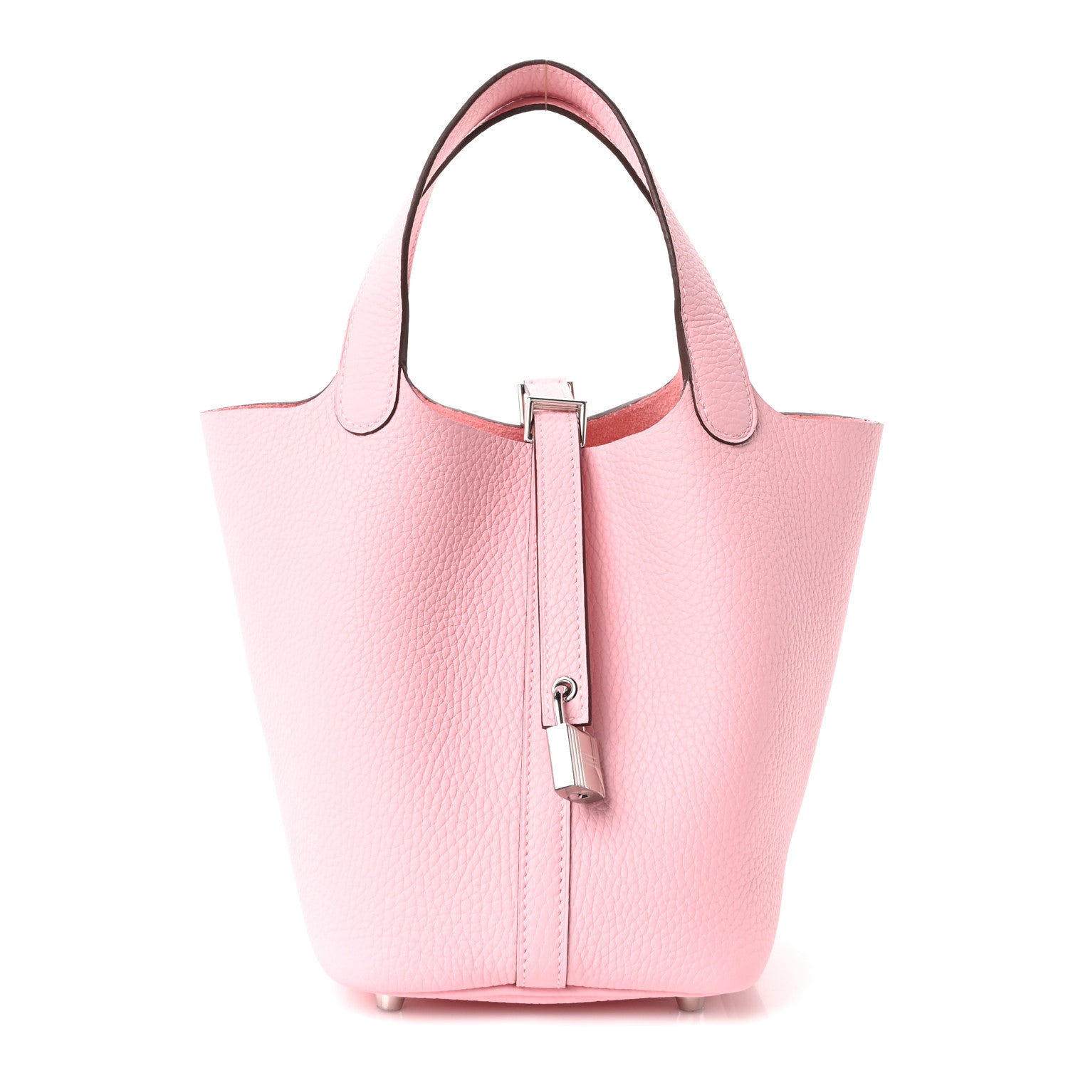 Hermes Taurillon Clemence Picotin Lock 18 PM Rose Sakura 1 of 11