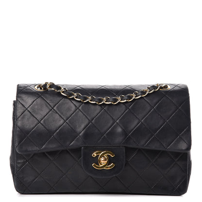 Chanel Lambskin Quilted Small Double Flap Black 1 of 13