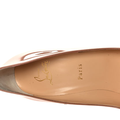 Christian Louboutin Patent So Kate 120 Pumps 40 Nude 7 of 10