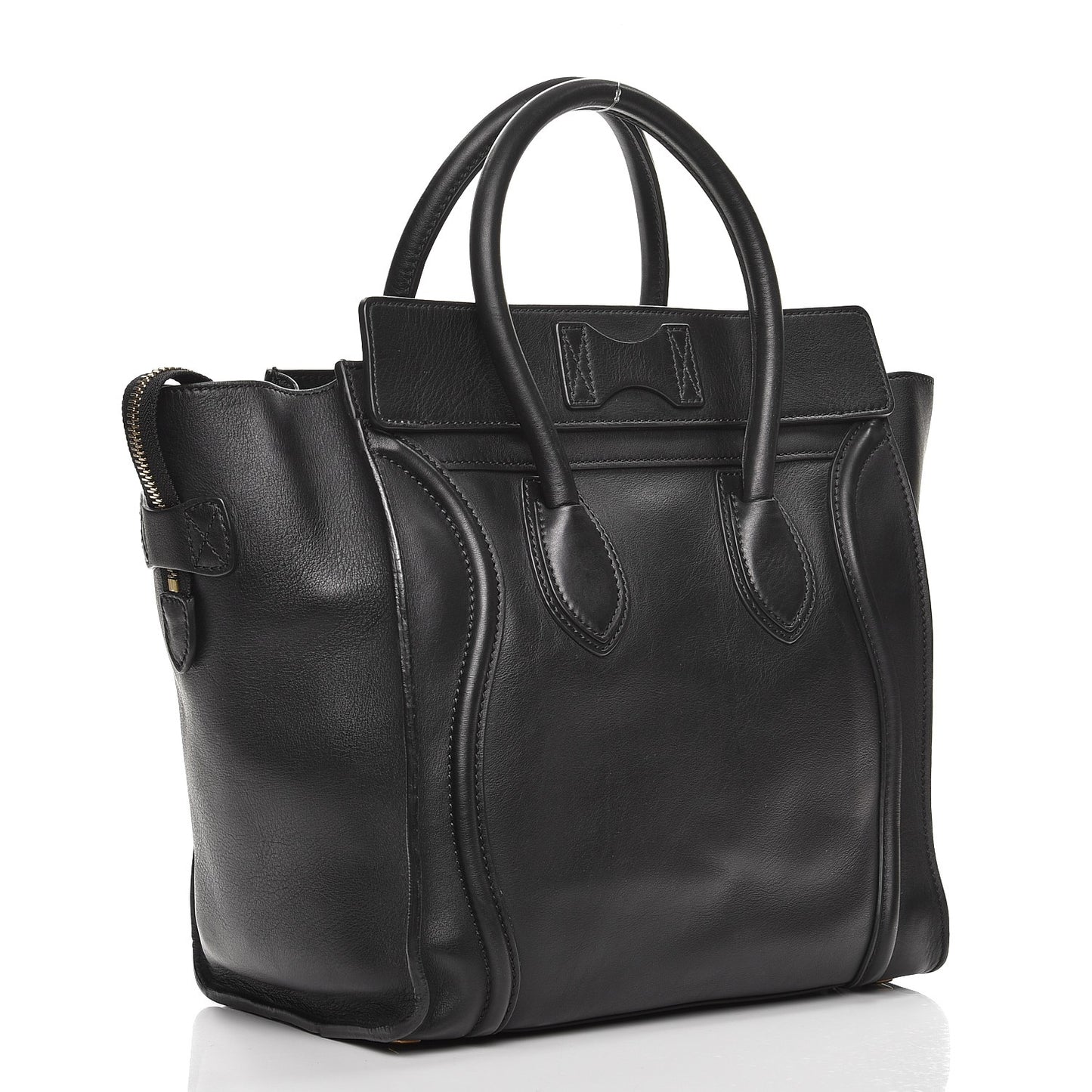Smooth Calfskin Mini Luggage Black