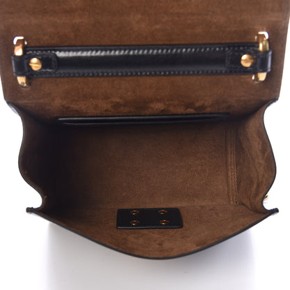 Fendi Agnello Old Shine Small Kan U Shoulder Bag Black 5 of 10
