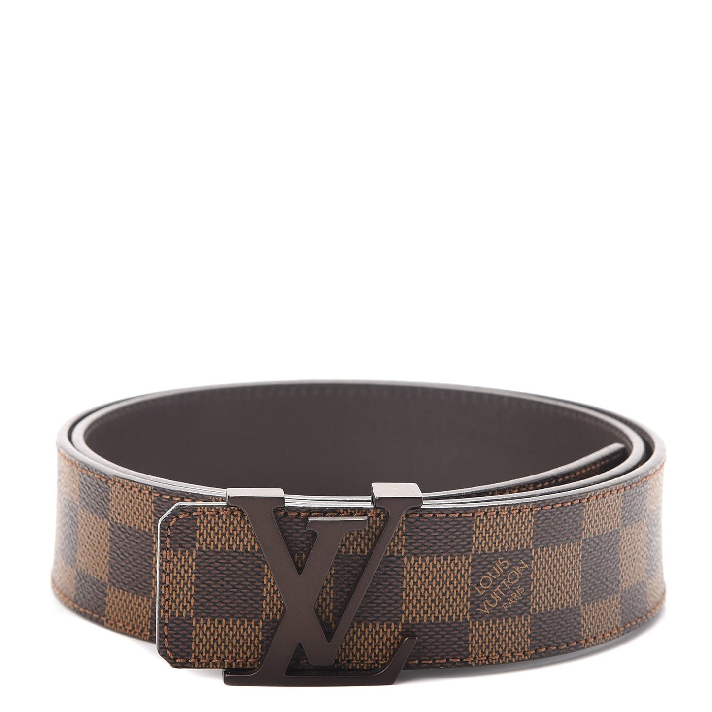 Damier Ebene 40mm LV Initiales Belt 95 38
