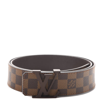Louis Vuitton Damier Ebene 40mm LV Initiales Belt 95 38 1 of 6