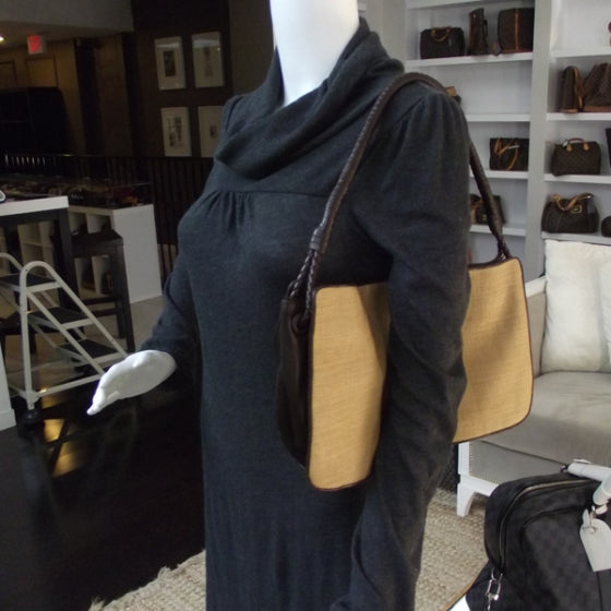 Bottega Veneta Canvas Shoulder Bag 2 of 10