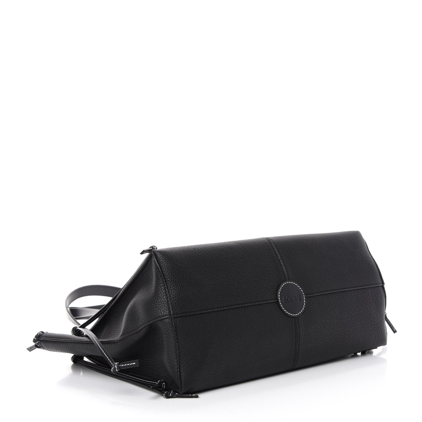 Calfskin Cushion Tote Black
