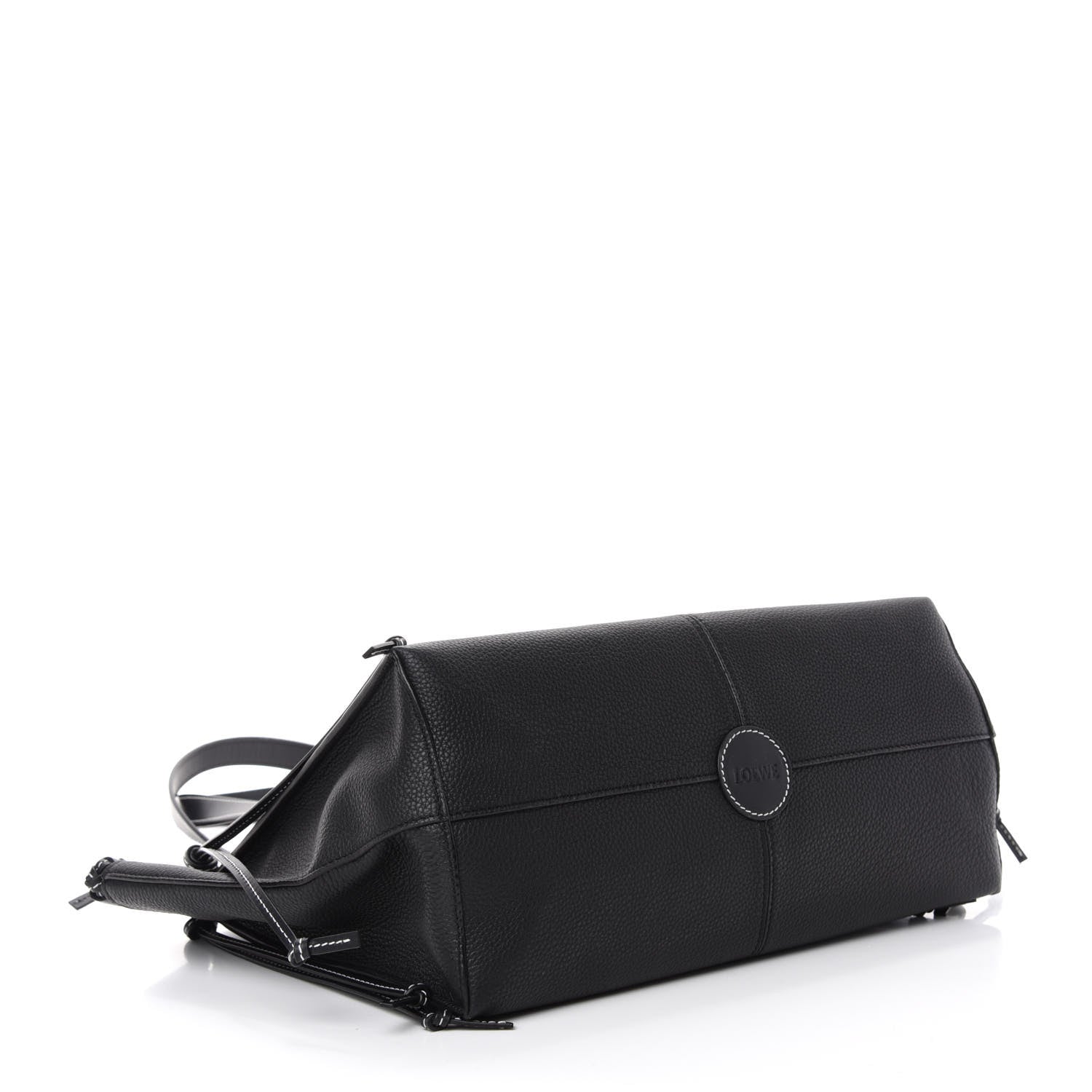 Loewe Calfskin Cushion Tote Black 4 of 9