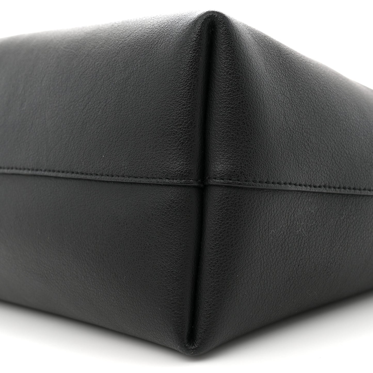 Calfskin Large Shopping Tote Black