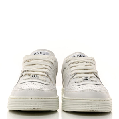 Chanel Calfskin CC Womens Sneakers 36 White 2 of 10