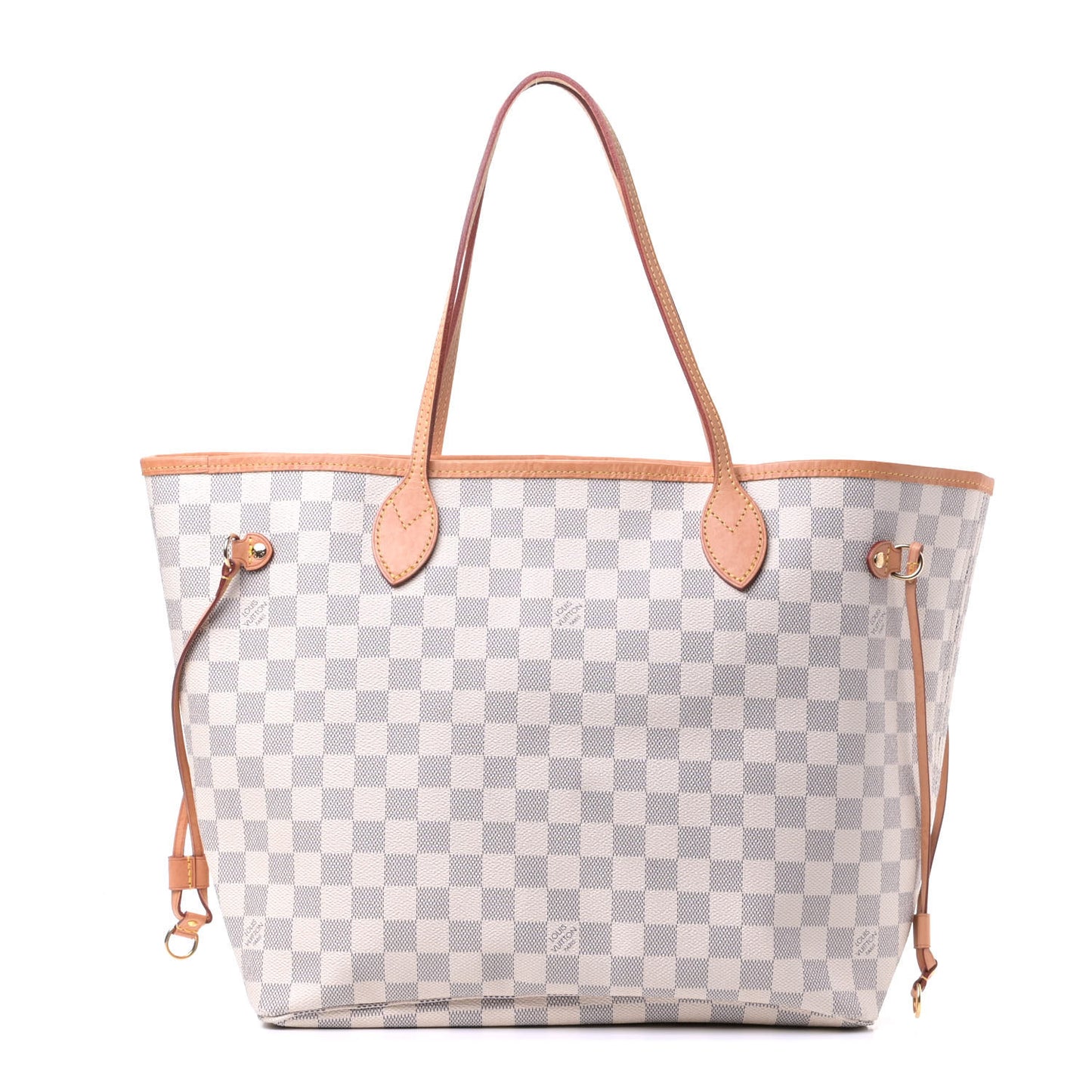 Damier Azur Neo Neverfull MM Rose Ballerine