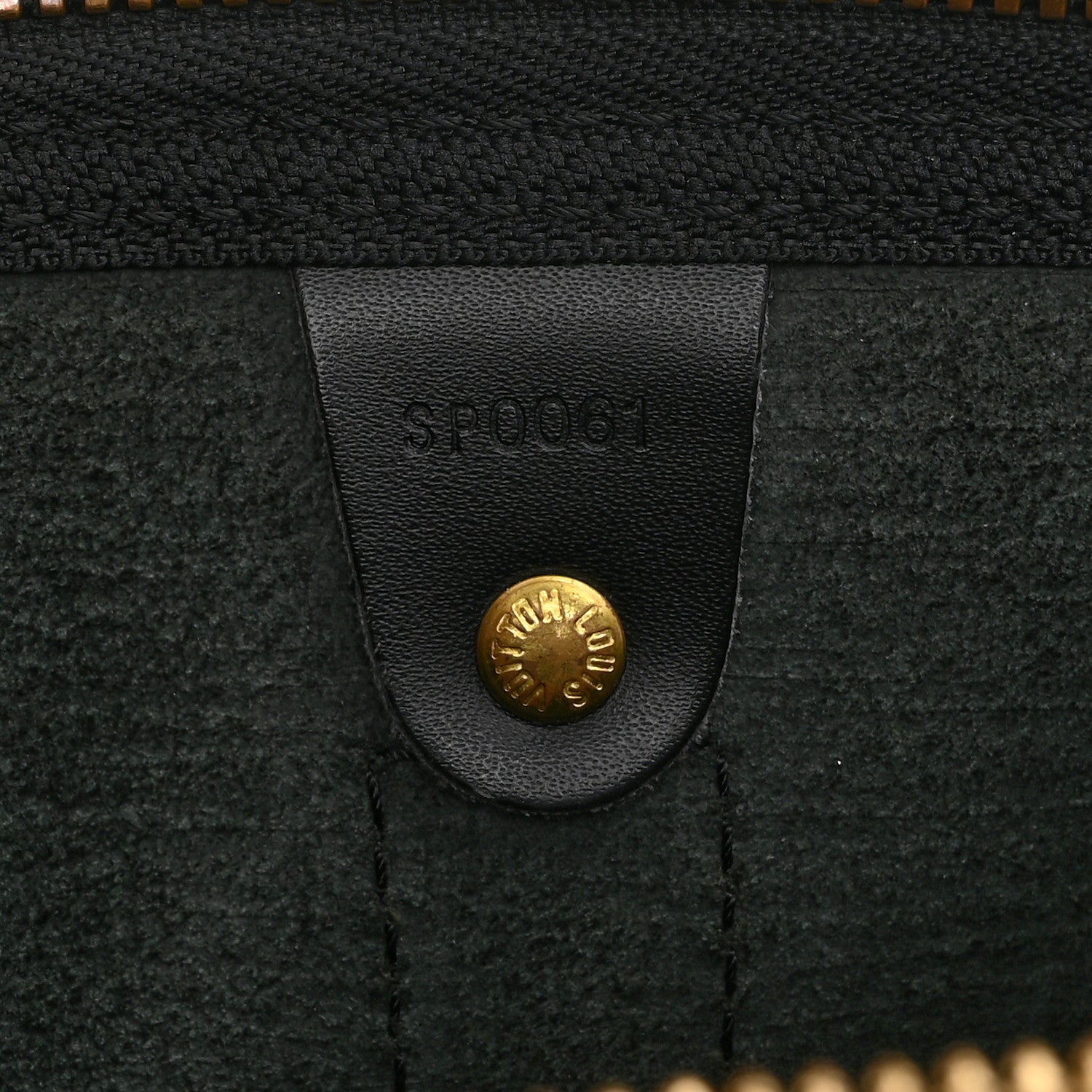 Louis Vuitton Epi Keepall 50 Black 6 of 11