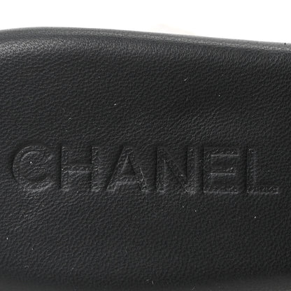Chanel Lambskin Enamel CC Mules 39.5 Black 8 of 9