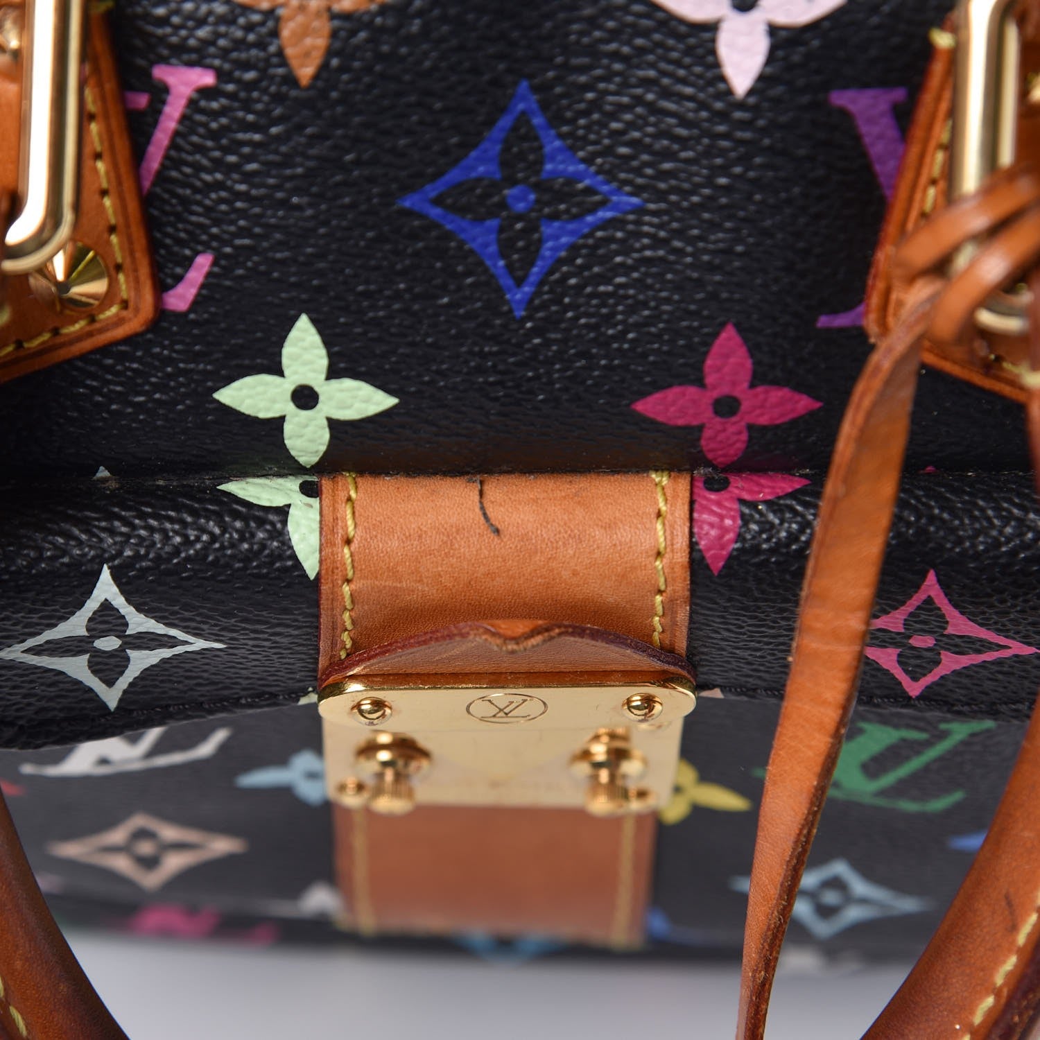 Louis Vuitton Monogram Multicolor Speedy 30 Black 9 of 19