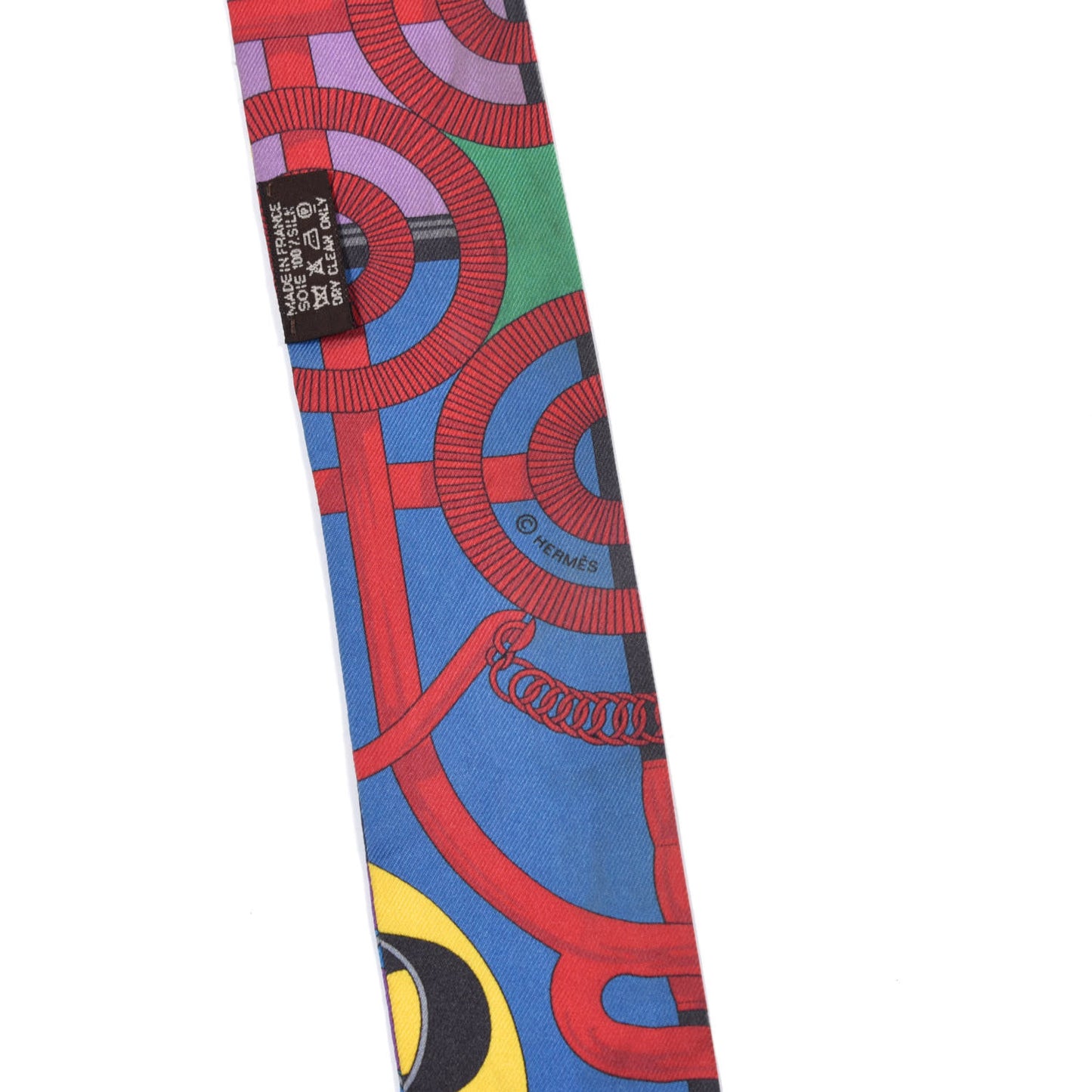 Silk Eperon d'Or Twilly Violet Jaune Vert