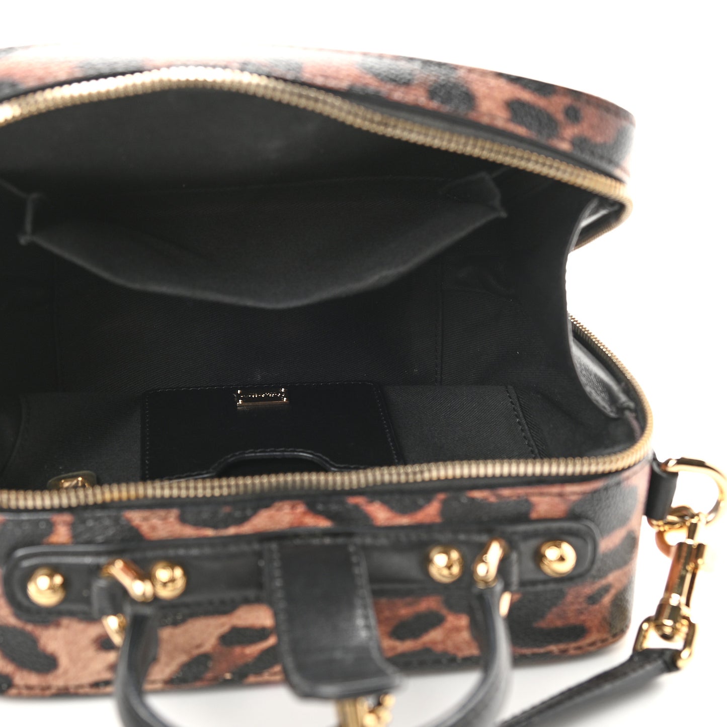 Dauphine Leopard Print Box Bag