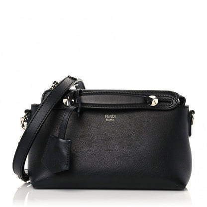 Fendi Vitello Dolce Mini By The Way Boston Bag Black 1 of 16
