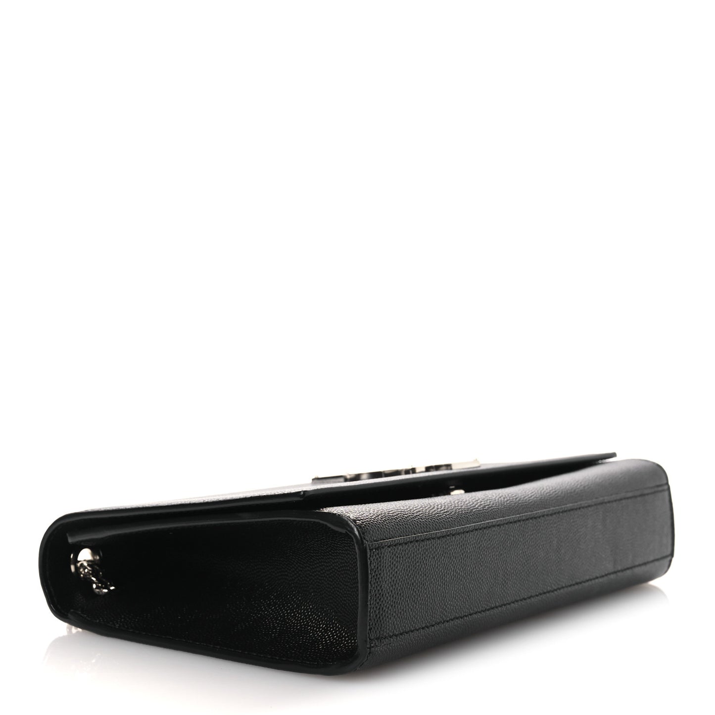 Grain De Poudre Medium Classic Monogram Kate Satchel Black