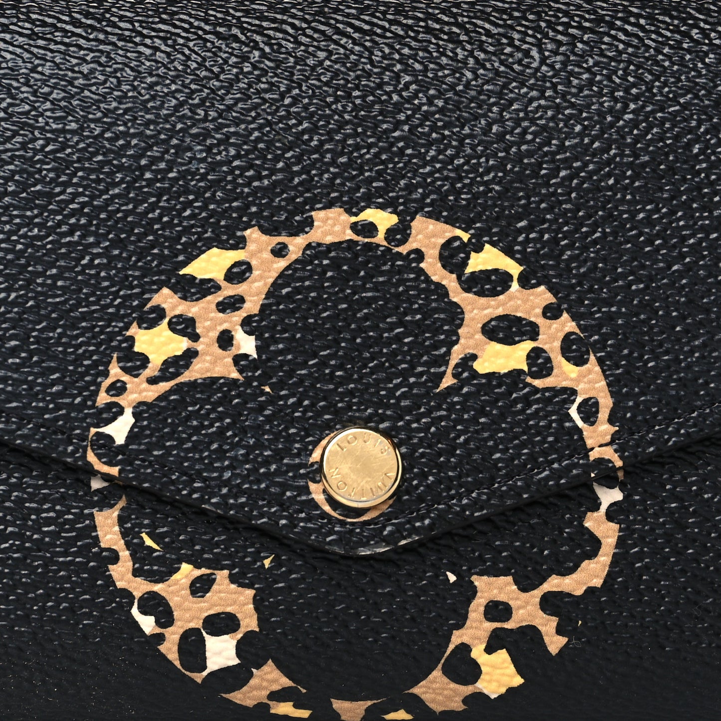 Monogram Giant Jungle Sarah Wallet Black