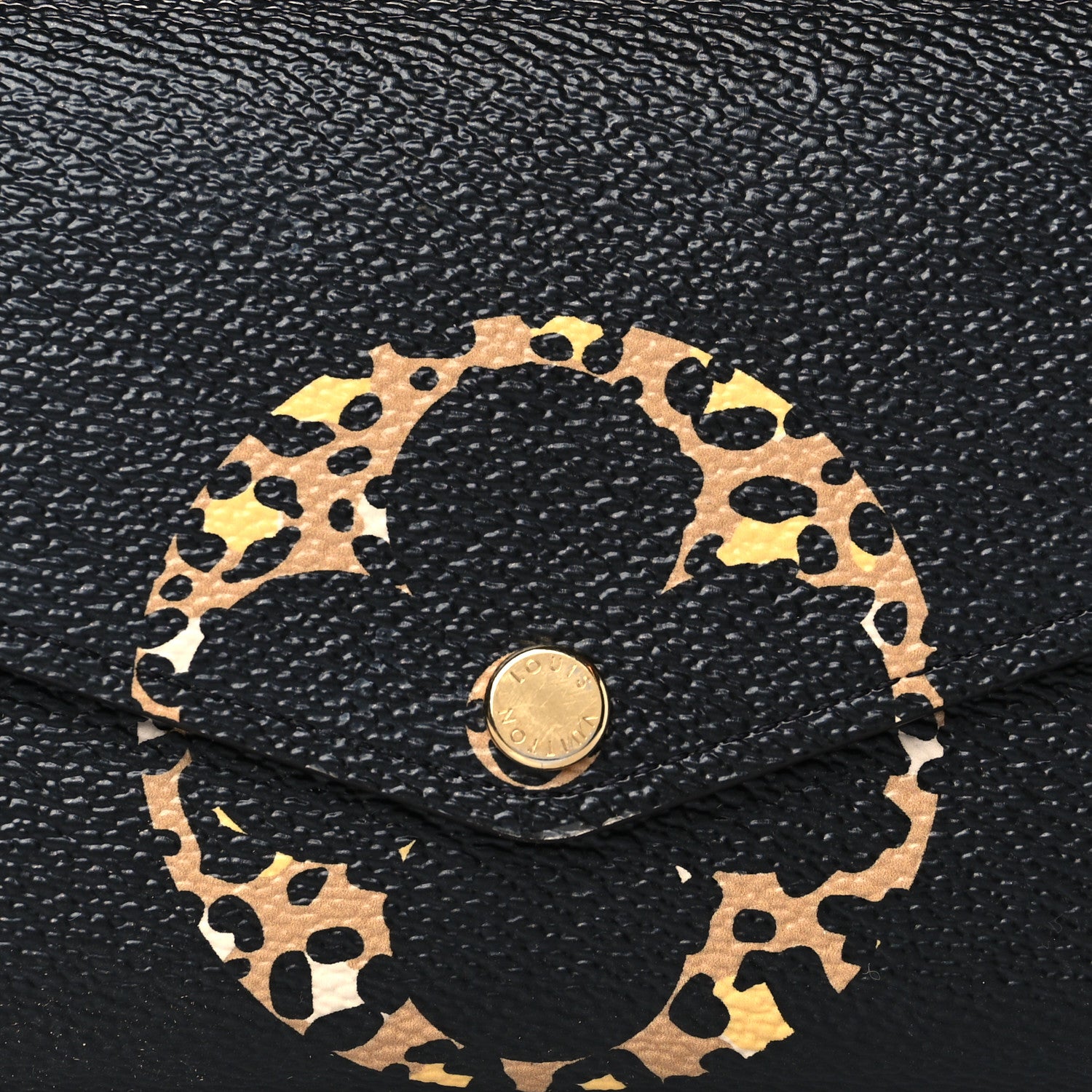 Louis Vuitton Monogram Giant Jungle Sarah Wallet Black 7 of 11