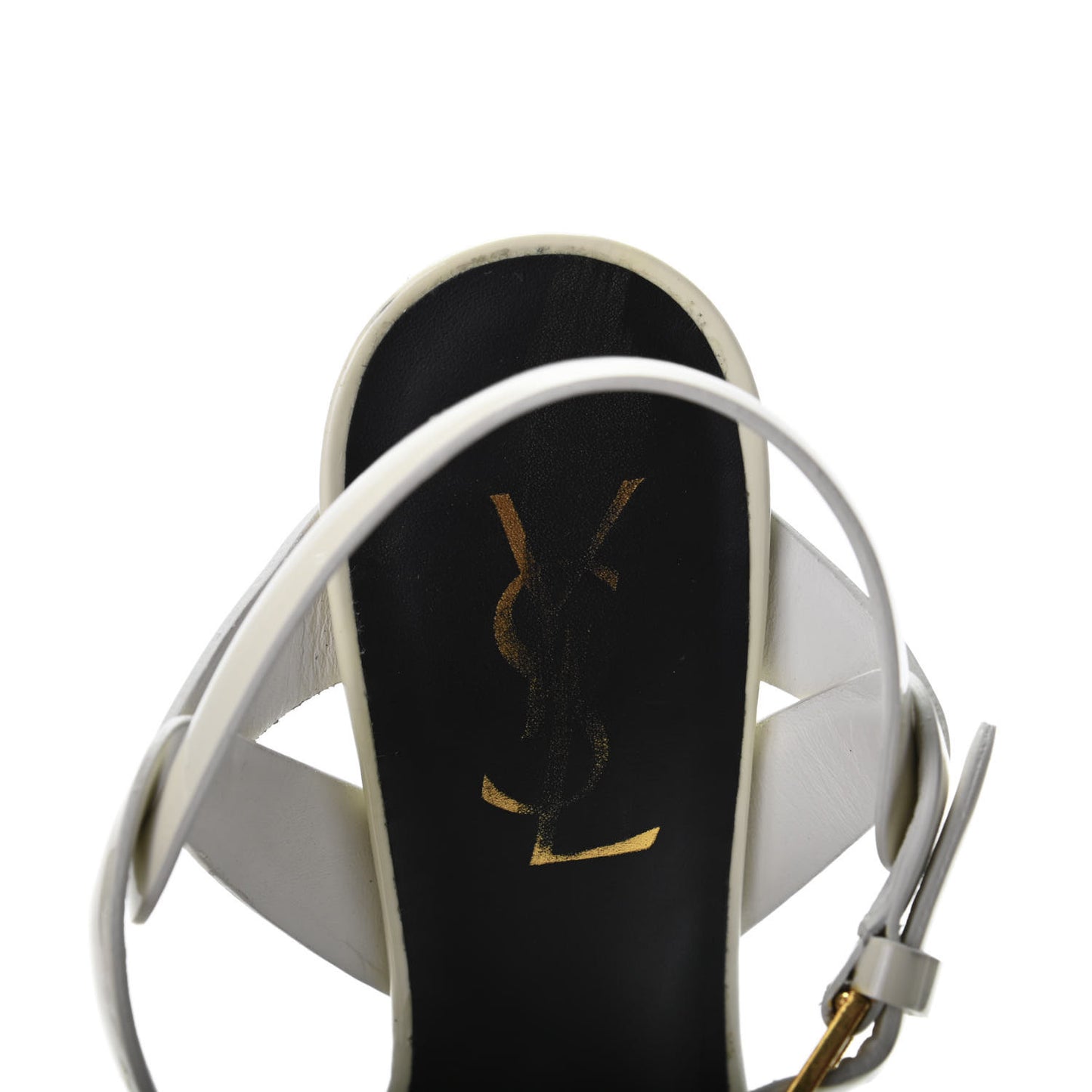 Patent Tribute 75 Platform Sandals 36 Ivory