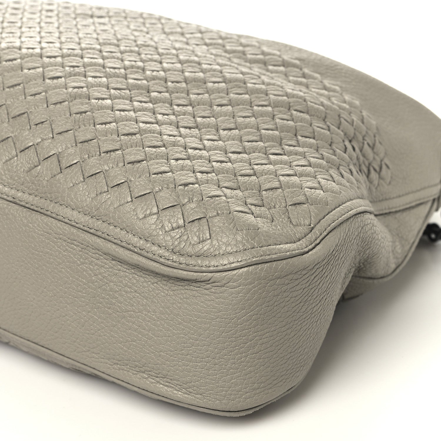 Bottega Veneta Cervo Intrecciato Flap Top Hobo Almond 9 of 9