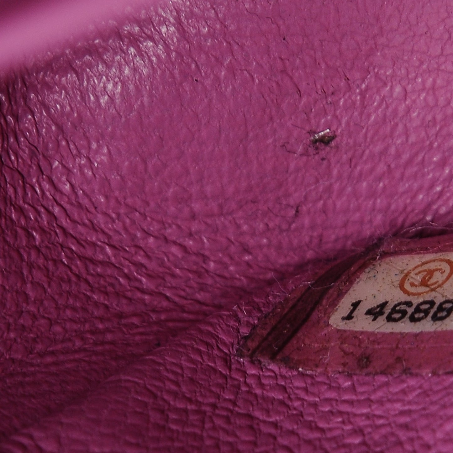 Lambskin Quilted Medium Double Flap Dark Pink