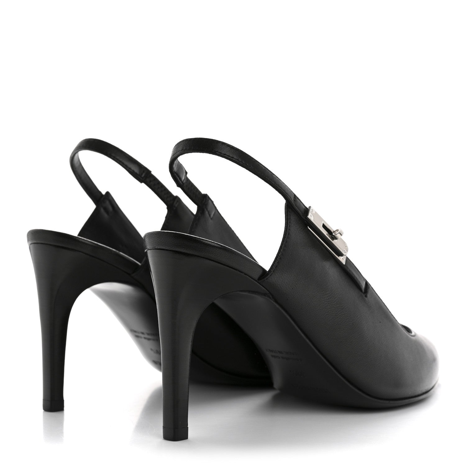 Hermes Nappa Lover 80 Pumps 39.5 Black 5 of 10