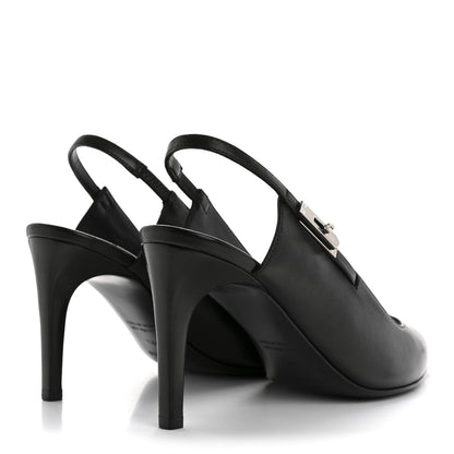 Hermes Nappa Lover 80 Pumps 39.5 Black 5 of 10