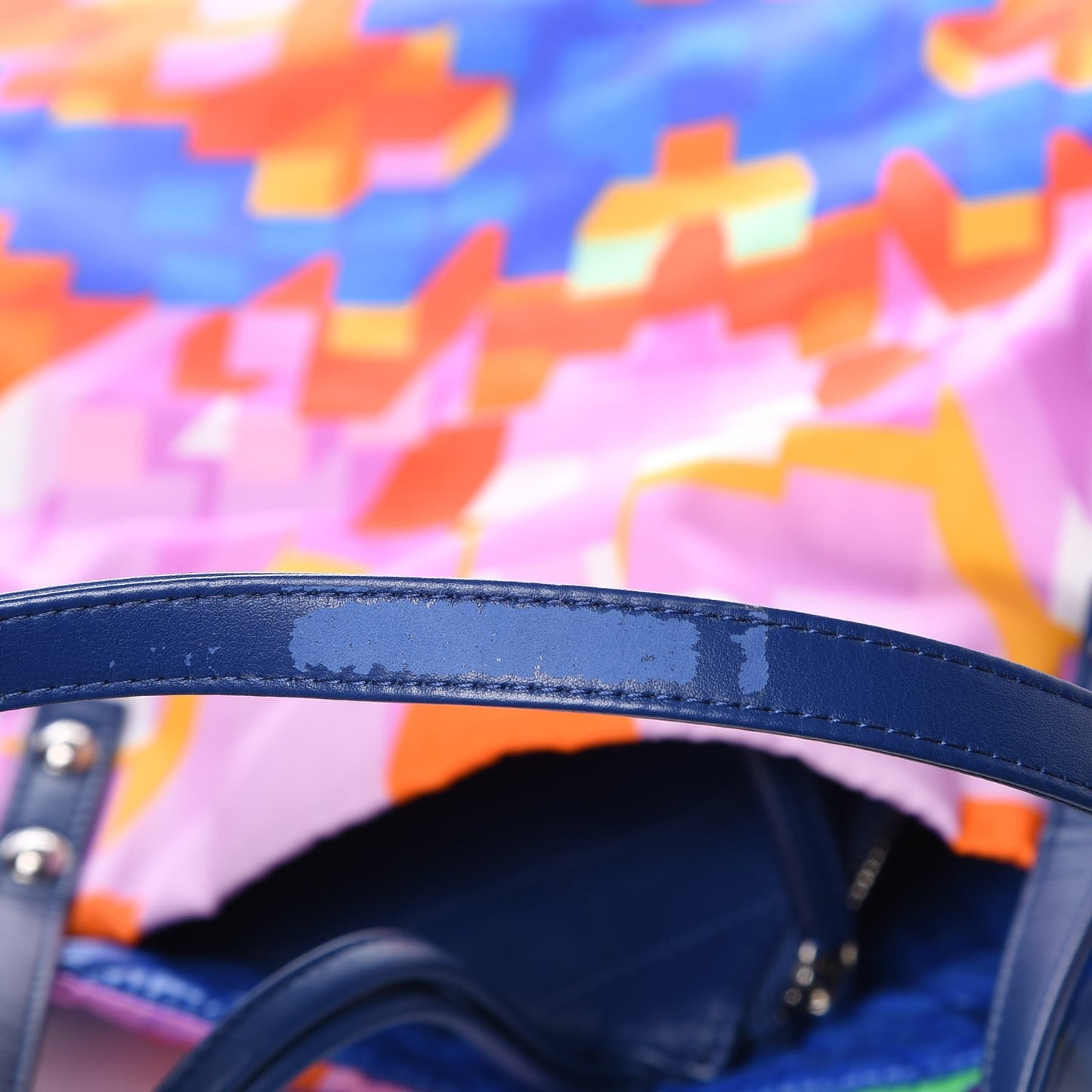 Nylon Printed CC Tote Multicolor