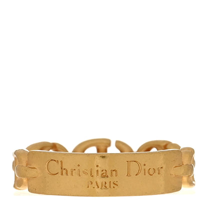 Christian Dior Metal Dior Club Ring S Gold 3 of 4