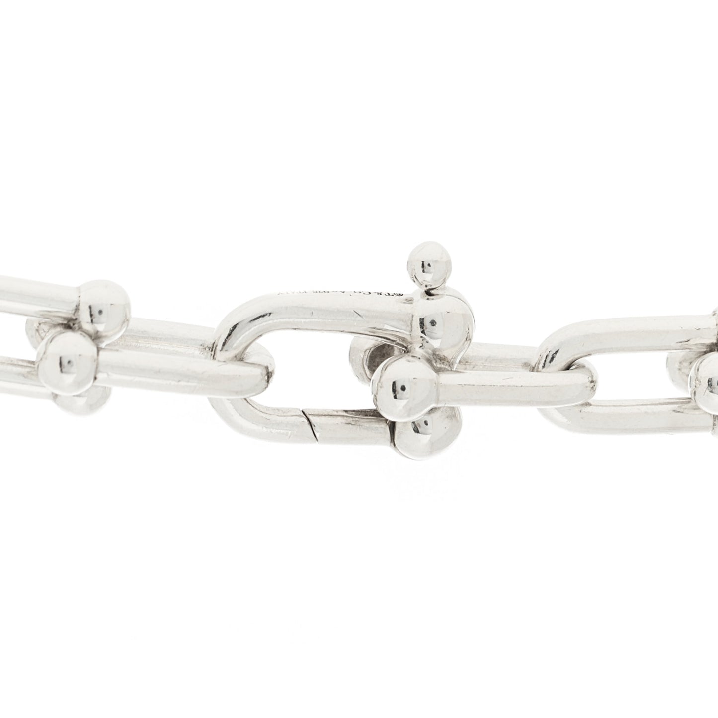 Sterling Silver HardWear Graduated Link Necklace