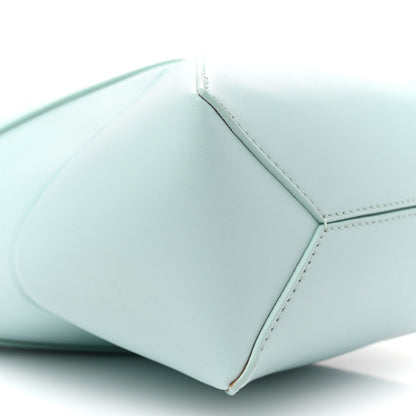 Loewe X SUNA FUJITA Shiny Calfskin Penguin Mini Puzzle Fold Tote Blue Iceberg 9 of 11