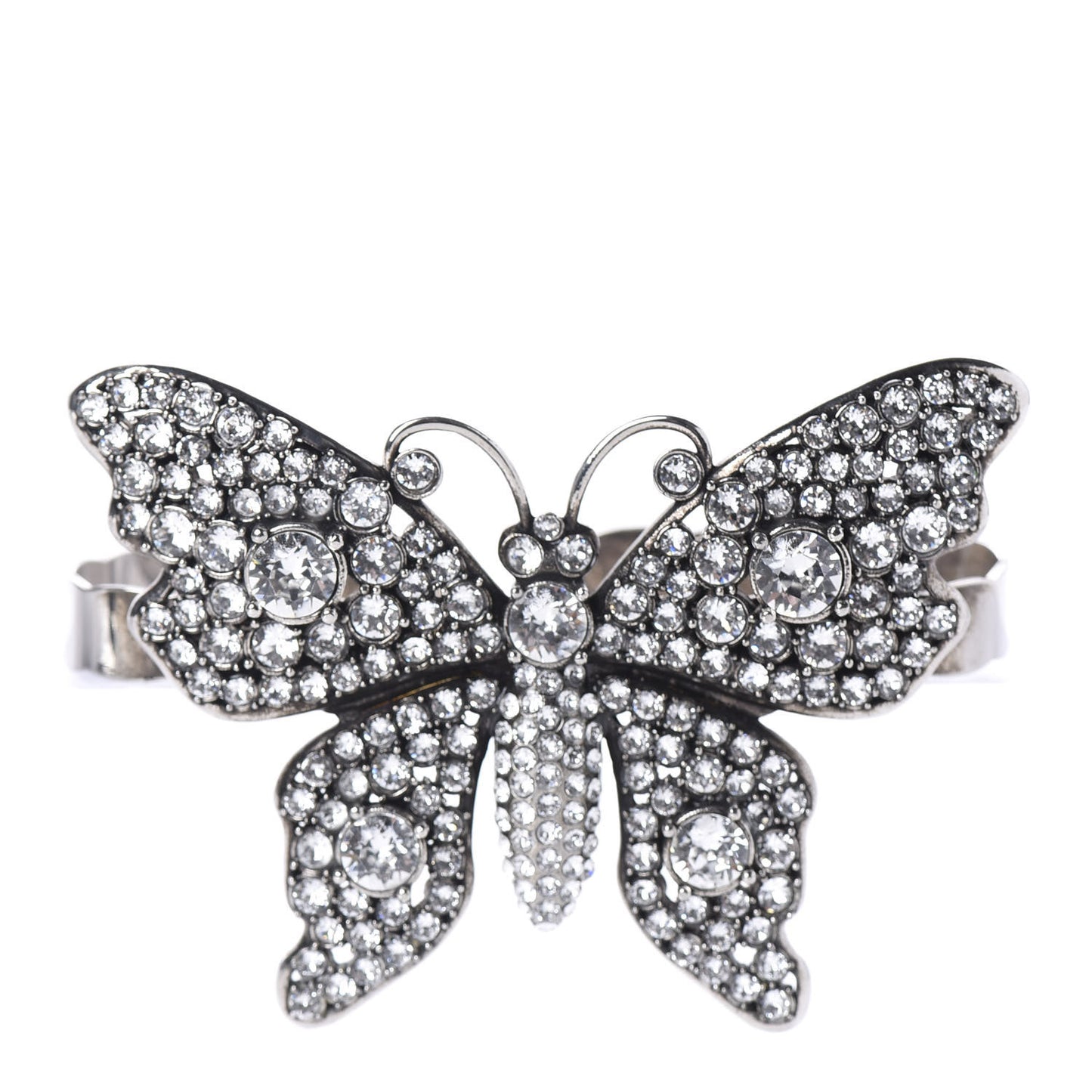 Crystal Studded Butterfly Palm Cuff