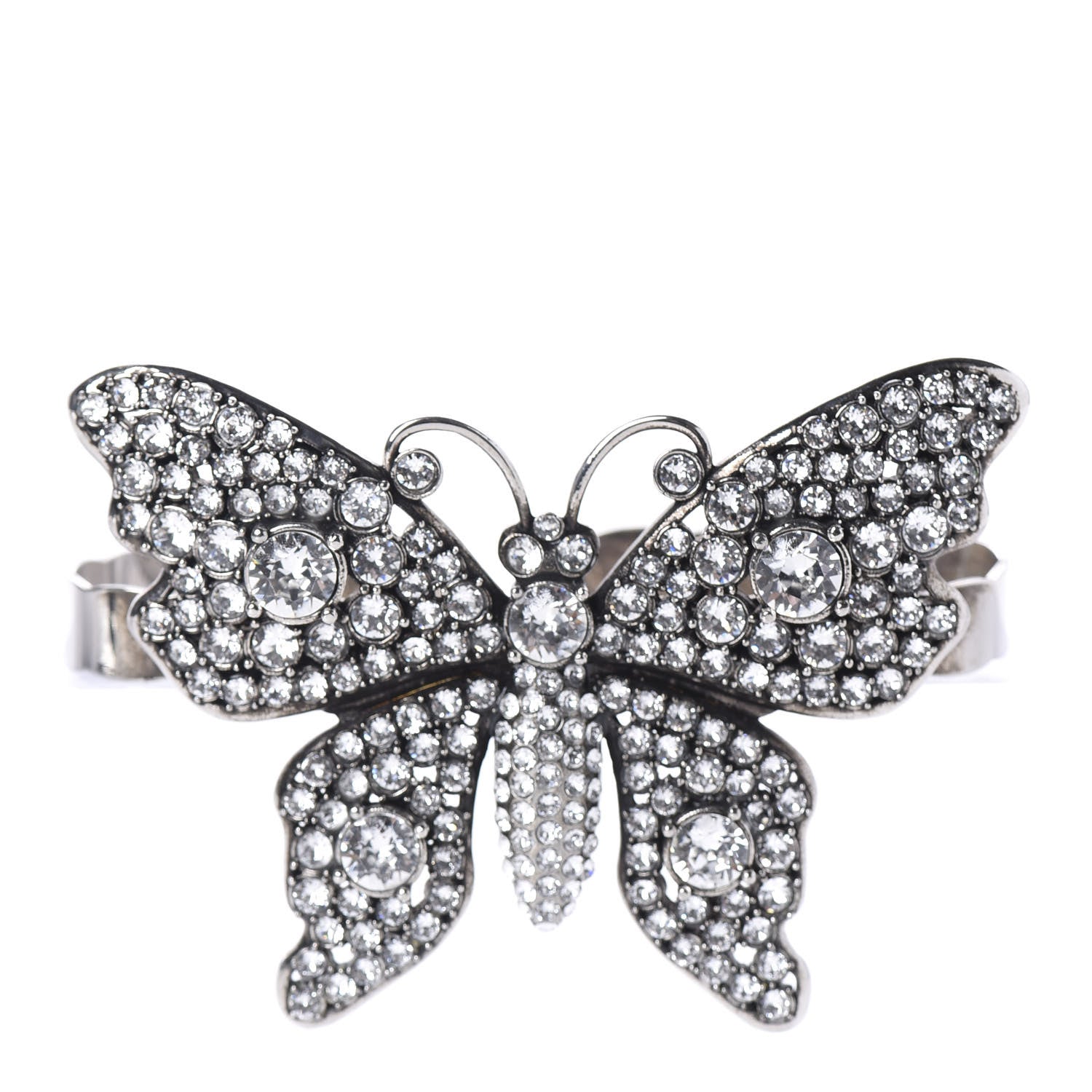 Gucci Crystal Studded Butterfly Palm Cuff 1 of 5